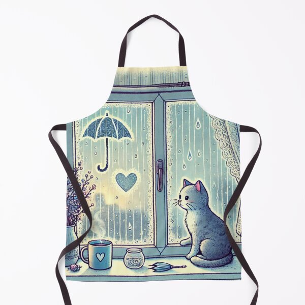Item preview, Rainy Day and Cat designed and sold by Random 00.