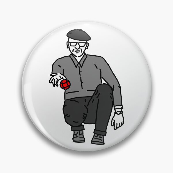 Item preview, Petanque player right-handed designed and sold by ComPott.