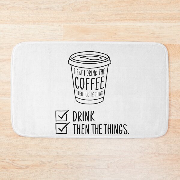 Item preview,  Funny Coffee Checklist Design designed and sold by Itsheartshop.