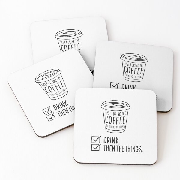 Item preview,  Funny Coffee Checklist Design designed and sold by Itsheartshop.