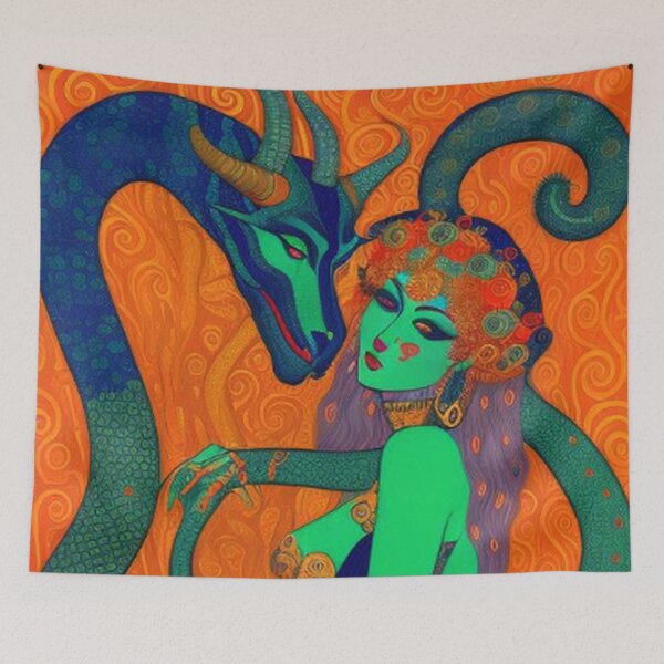Item preview,  Abstract Serpent Art designed and sold by TheDarkWardrobe.