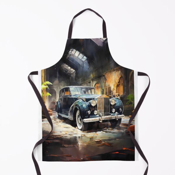 Item preview, Majestic Classic Car Parked In Grand Abandoned Estate designed and sold by RevUpDesign.