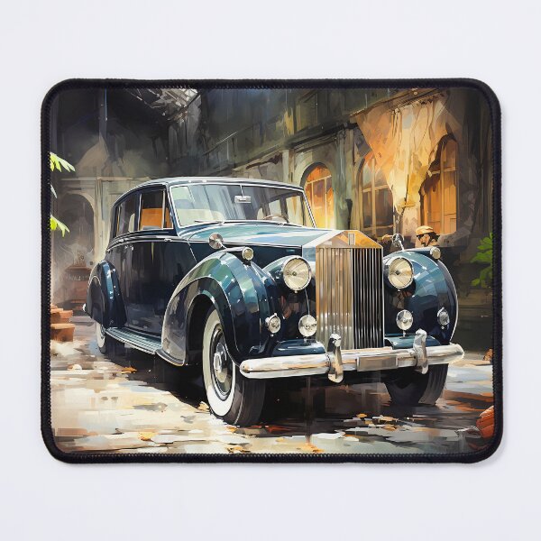 Item preview, Majestic Classic Car Parked In Grand Abandoned Estate designed and sold by RevUpDesign.
