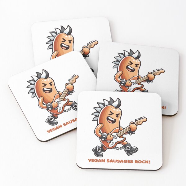 Item preview, Vegan Sausages Rock designed and sold by MaateoDesign.