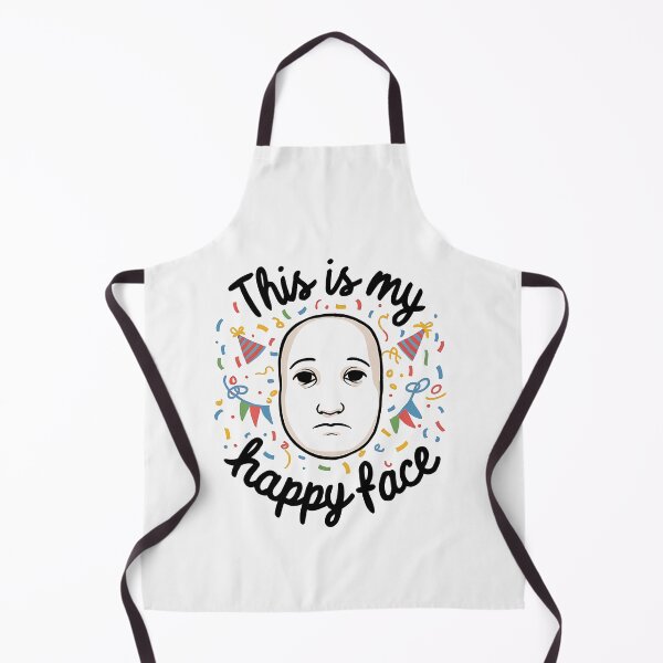 Aperçu de l'œuvre C'est mon visage heureux - Dicton amusant créée et vendue par Itsheartshop.