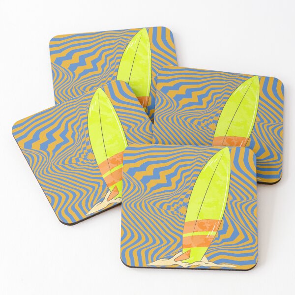 Item preview, Ride the Waves: Surf and Beach Coasters designed and sold by F.O.M.O. Artifacts From a Broken Alternative Reality.