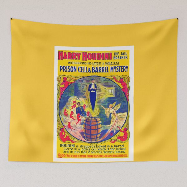 Item preview, The Great Escape - Houdini's Daring Prison Cell & Barrel Mystery designed and sold by WheelieGdArt.