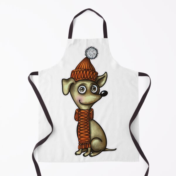 Item preview, Funny dog in orange hat. designed and sold by Tatjana Zaichenkova.
