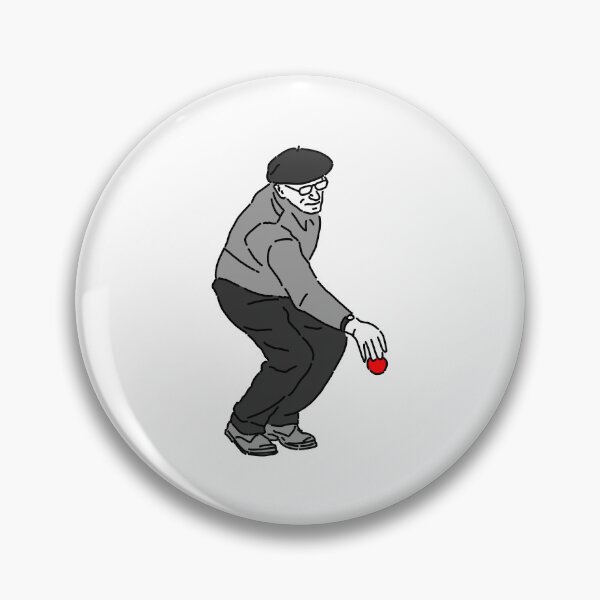 Item preview, Petanque player right-handed designed and sold by ComPott.
