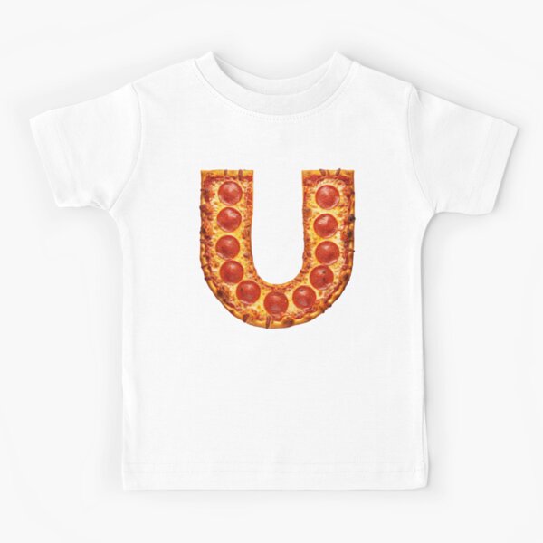 PIZZA LETTER U Kids T-Shirt
