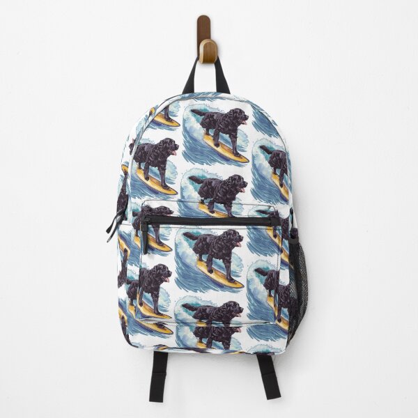 Item preview, Surfing Newfoundland Dog designed and sold by VelvetRoom.