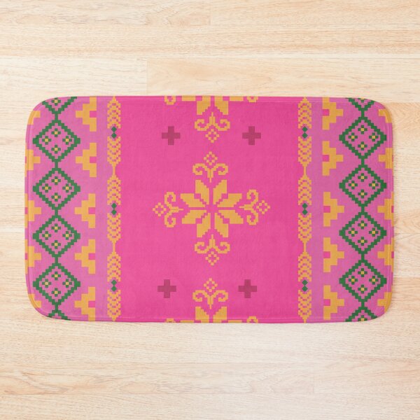 Item preview, Pixelated Ethnic Pattern  and Geometric Borders designed and sold by ploen kongsuwan.