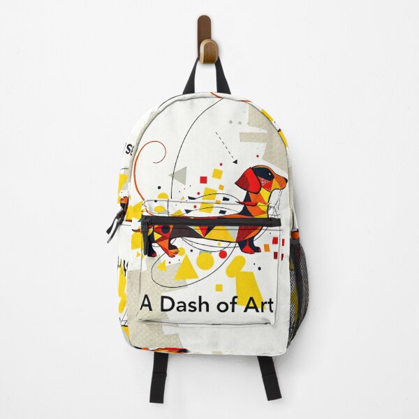 Item preview, Playful Geometry Dachshund in Color designed and sold by Cute-Cuddles.