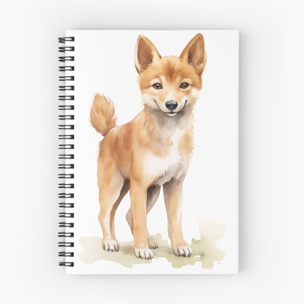 Artikelvorschau, Dingo, Aquarell, Australien entworfen und verkauft von XPIXELSTORE.