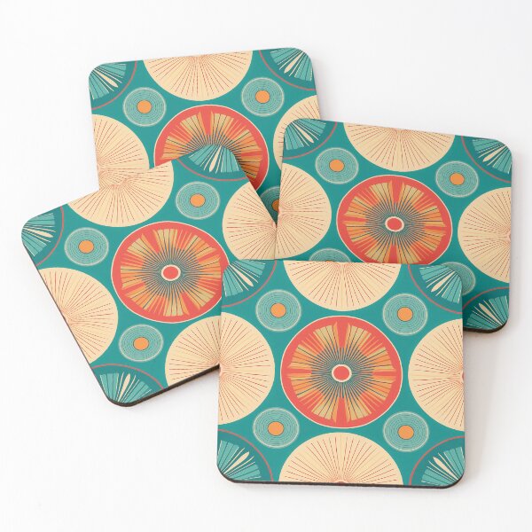 Item preview, A retro-inspired medallion pattern design with bold, graphic medallions and vintage colors. designed and sold by HEMRO.