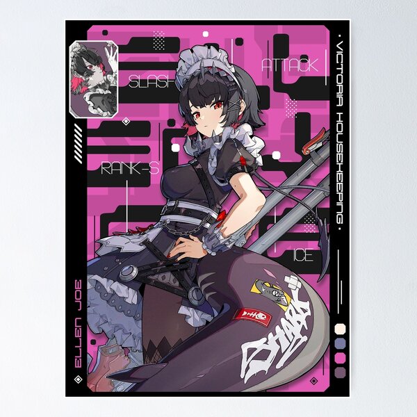Item preview, Ellen Joe - Zenless Zone Zero V.4 designed and sold by IZQIRO ART.