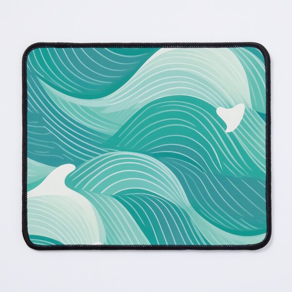 Item preview, A dolphin skin pattern design in aqua blue and seafoam green. designed and sold by HEMRO.