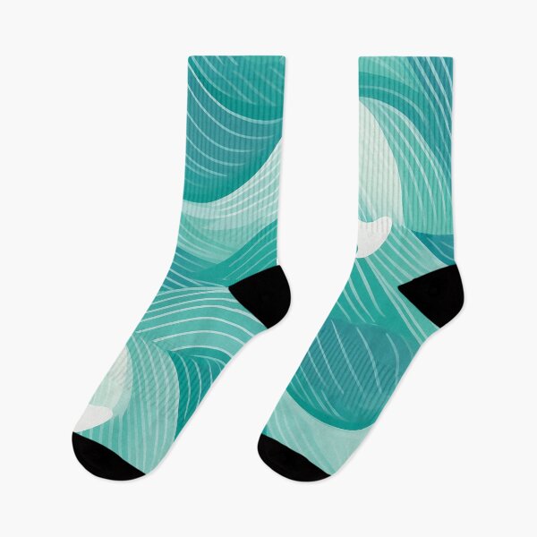 Artikelvorschau, Ein Delphinhaut-Musterdesign in Aquamarinblau und Seeschaumgrün. entworfen und verkauft von HEMRO.