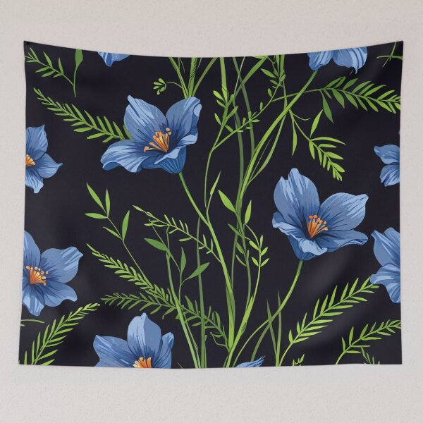 Item preview, Beauty of flax flower. designed and sold by PatDoArt.