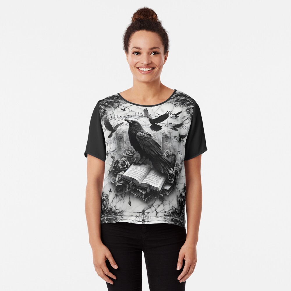 Item preview, Chiffon Top designed and sold by JacquiTaylorArt.