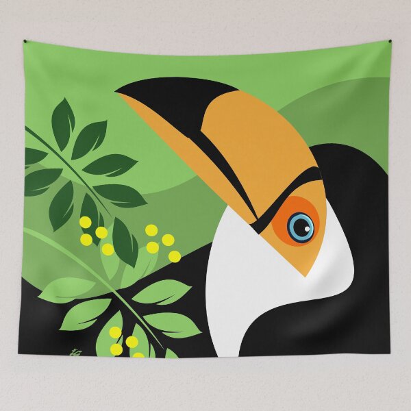 Item preview, Toco Toucan Vector Bird Art designed and sold by studioart.