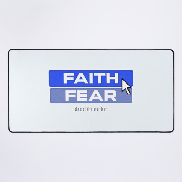 Item preview, Choose Faith Over Fear - Click on Faith - Web App-Inspired Christian Design designed and sold by ZechJohnRB.