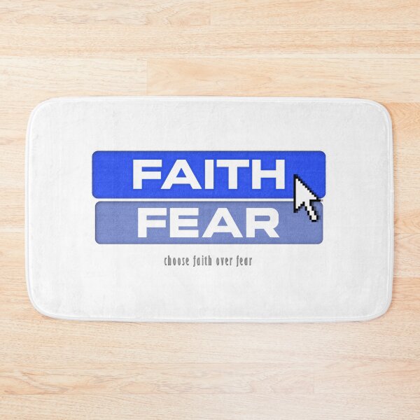 Item preview, Choose Faith Over Fear - Click on Faith - Web App-Inspired Christian Design designed and sold by ZechJohnRB.