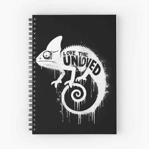 Item preview, Love The Unloved Chameleon Lizard Monochromatic designed and sold by TomFrontierArt.