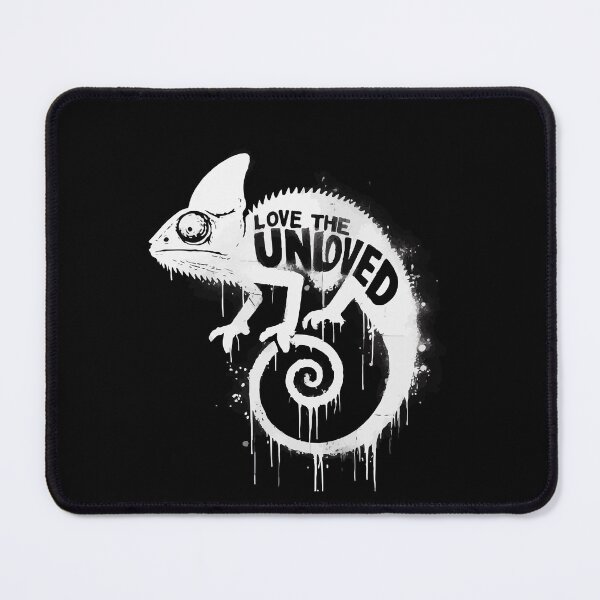 Item preview, Love The Unloved Chameleon Lizard Monochromatic designed and sold by TomFrontierArt.