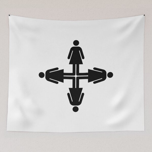 Item preview, Woman symbol cross design designed and sold by GetItGiftIt.