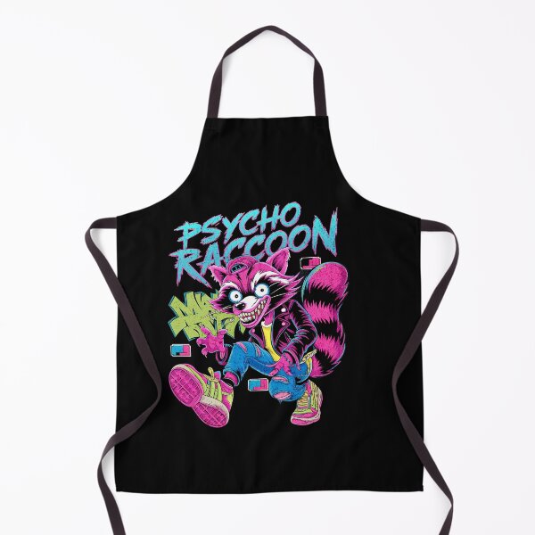 Item preview, Psycho Pink Raccoon - Retro 90s Bootleg Madness designed and sold by OwlWorks.
