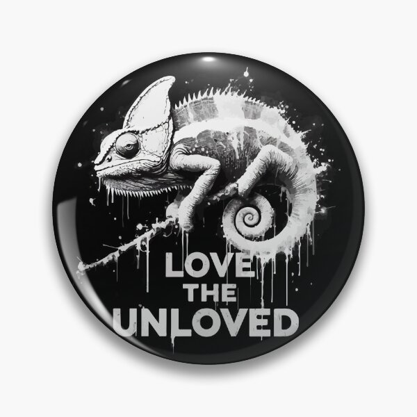 Item preview, Love The Unloved Chameleon Monochromatic designed and sold by TomFrontierArt.