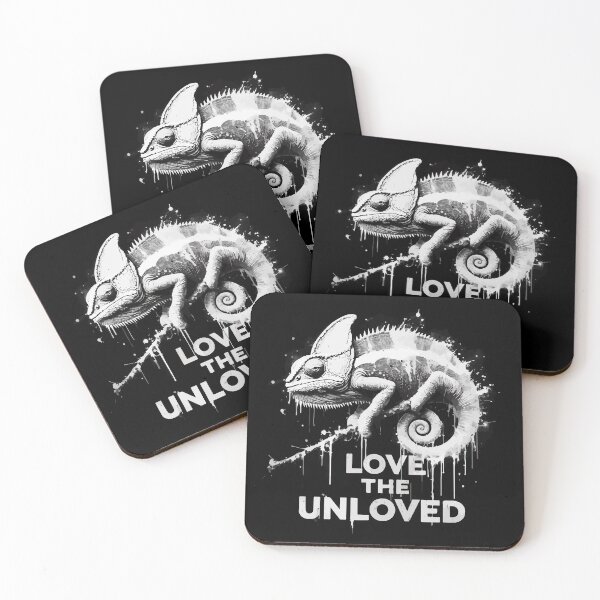 Item preview, Love The Unloved Chameleon Monochromatic designed and sold by TomFrontierArt.