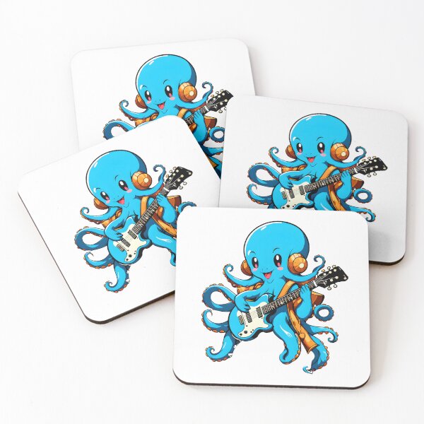 Artikelvorschau, Oktopus Gitarrenrock entworfen und verkauft von RetroPop23.