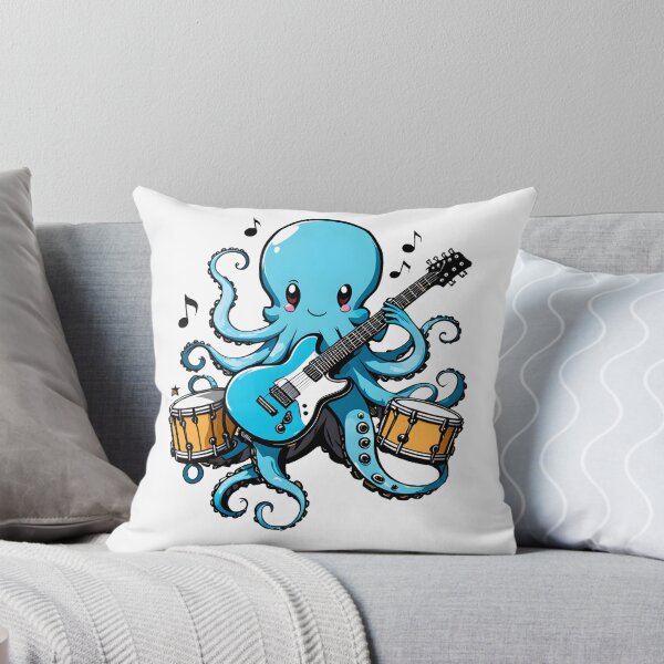 Artikelvorschau, Oktopus-Gitarre und Tam Tam entworfen und verkauft von RetroPop23.