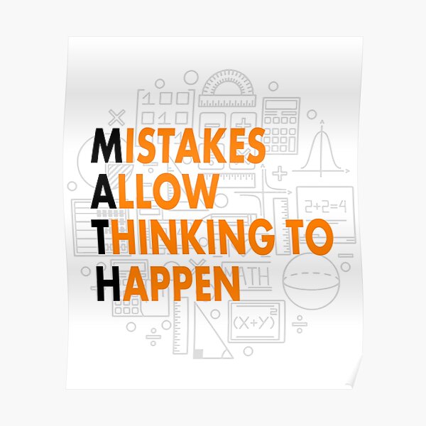 Math Mistakes Poster