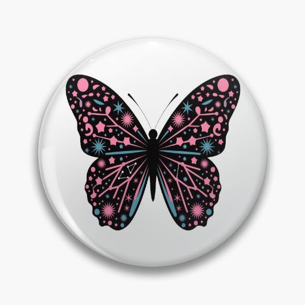 Item preview, Pink and Blue Cosmic Butterfly designed and sold by BirdsnStuff.