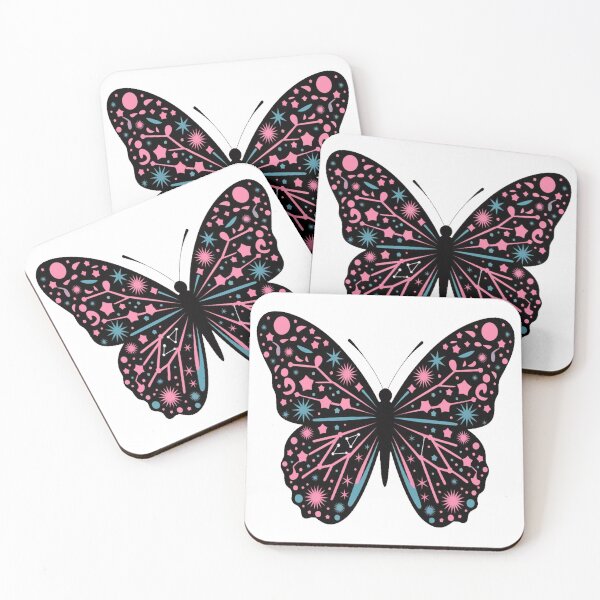Item preview, Pink and Blue Cosmic Butterfly designed and sold by BirdsnStuff.