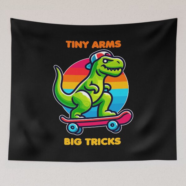Item preview, T-rex on a Skateboard - Tiny Arms Big Tricks designed and sold by MaateoDesign.