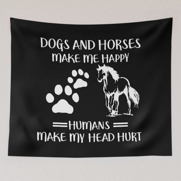 Item preview, Dogs & Horses ?  designed and sold by Buntrockstore.