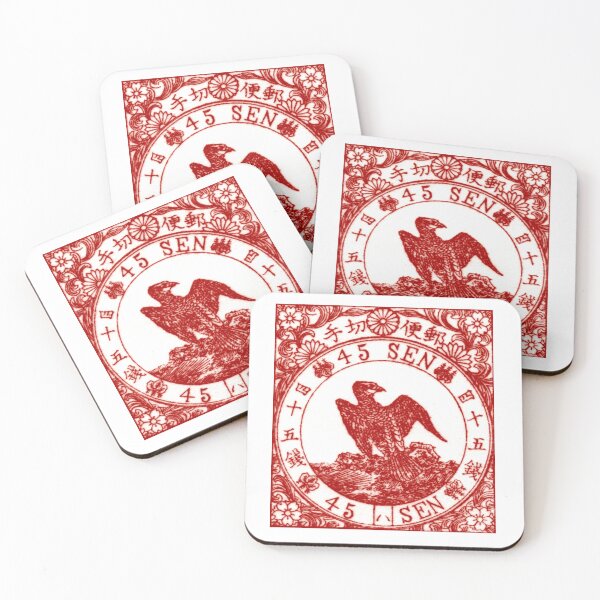 Item preview, 1875 Japanese Goshawk Stamp designed and sold by historicimage.
