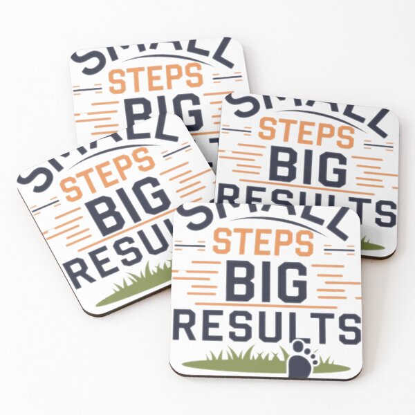 Item preview, Small Steps, Big Results designed and sold by Shop242.