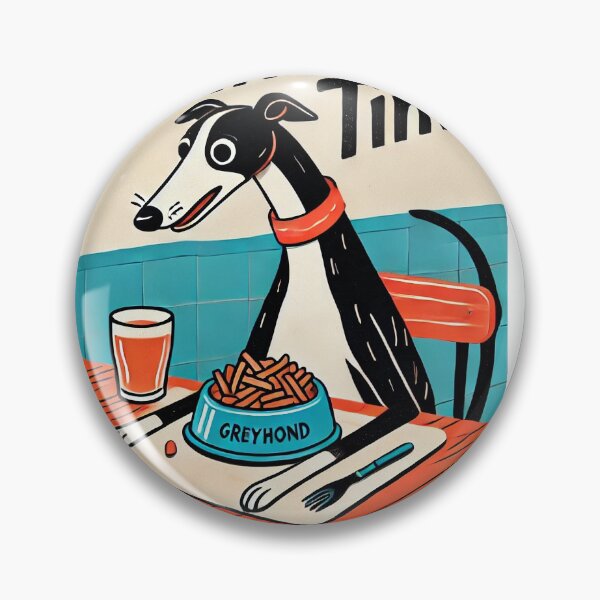 Item preview, Greyhound Dog Funny Whimsical #4 designed and sold by Bosa Prints.