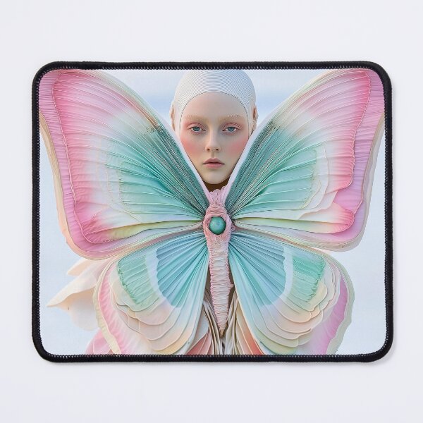 Item preview, "Full-Length Butterfly-Themed Couture Dress Portrait" designed and sold by MacroArtHub.