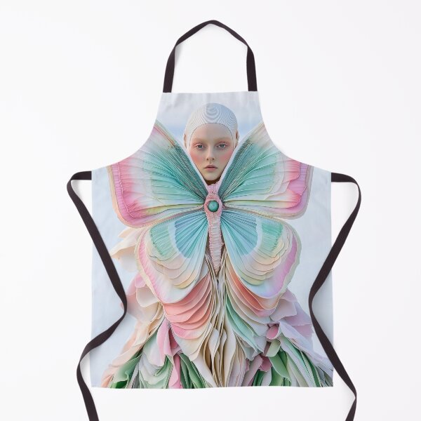 Item preview, "Full-Length Butterfly-Themed Couture Dress Portrait" designed and sold by MacroArtHub.