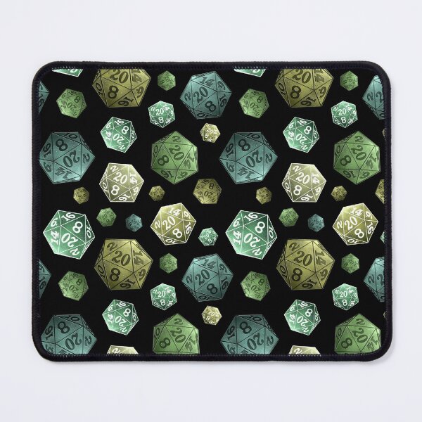Item preview, D20 Dice Green designed and sold by SenCrossArt.