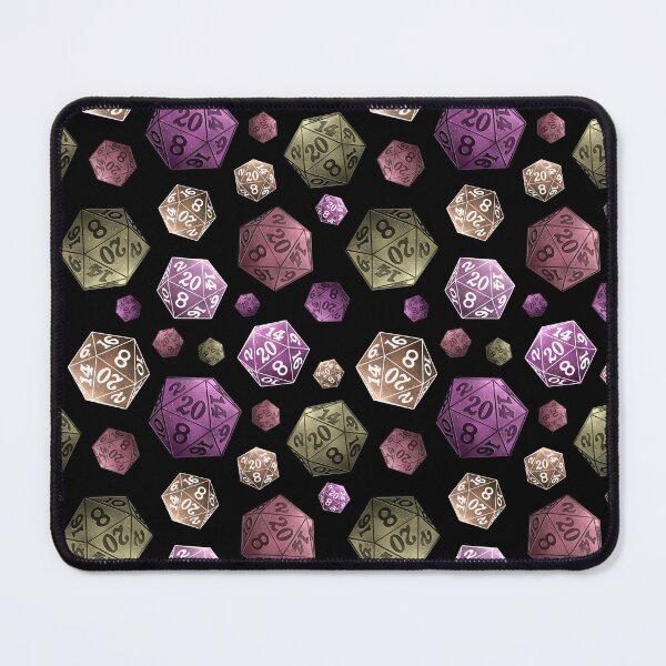 Item preview, D20 Dice Pink designed and sold by SenCrossArt.