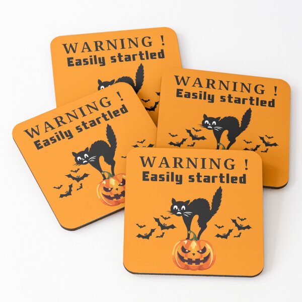 Item preview, Warning easily startled  designed and sold by authenticwords.