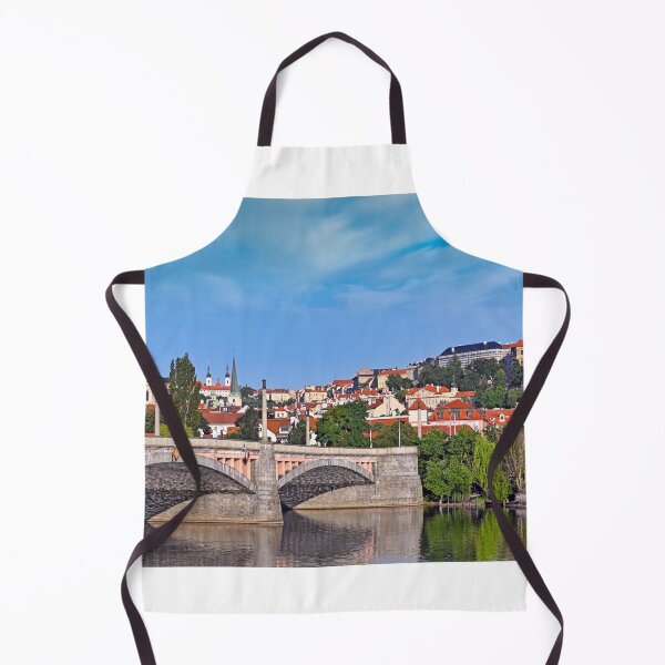 Item preview, View from the bank of the Vltava river to Manes bridge and the Prague castle, Czech republic designed and sold by goceris.