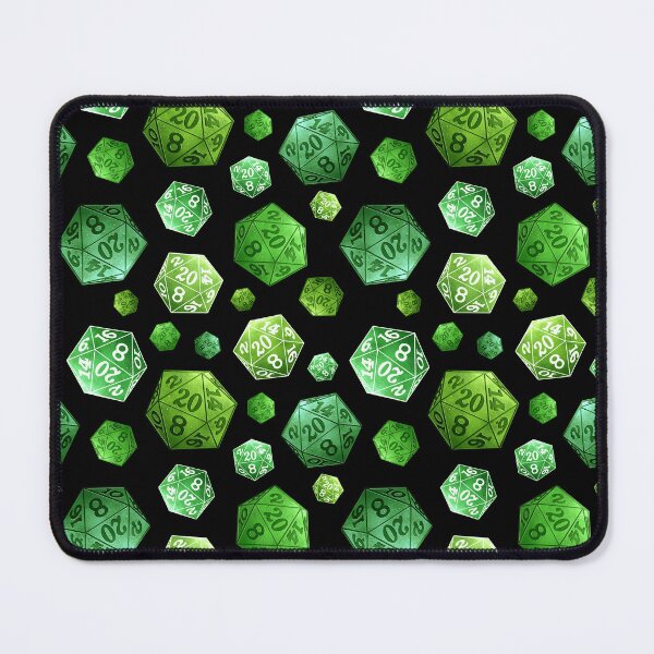 Item preview, D20 Dice Green designed and sold by SenCrossArt.